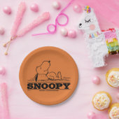 Assiettes En Carton cacahuètes | Snoopy Reest Break (Fête)