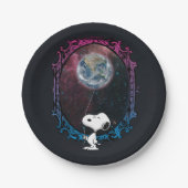 Assiettes En Carton cacahuètes | Snoopy Spacé Out Balloon (Devant)