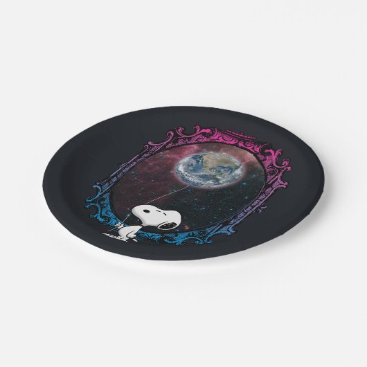 Assiettes En Carton cacahuètes | Snoopy Spacé Out Balloon (Angle)