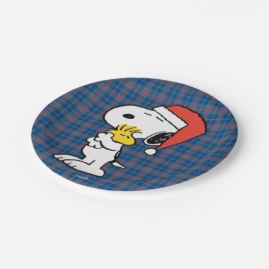 Assiettes En Carton cacahuètes | Snoopy & Woodstock (Angle)