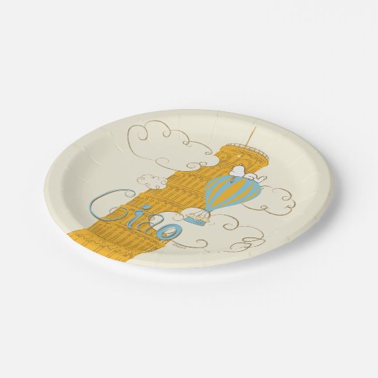 Assiettes En Carton cacahuètes | Snoopy & Woodstock Ciao (Angle)