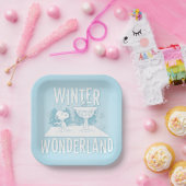 Assiettes En Carton cacahuètes | Snoopy & Woodstock Winter Wonderland (Fête)