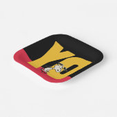 Assiettes En Carton cacahuètes | Snoopy YO Skateboard (Angulaire)