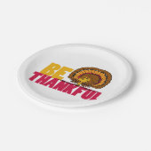 Assiettes En Carton cacahuètes | Soyez reconnaissants Woodstock Turqui (Angle)