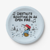 Assiettes En Carton cacahuètes | Torréfaction des châtaignes de Lucy (Devant)