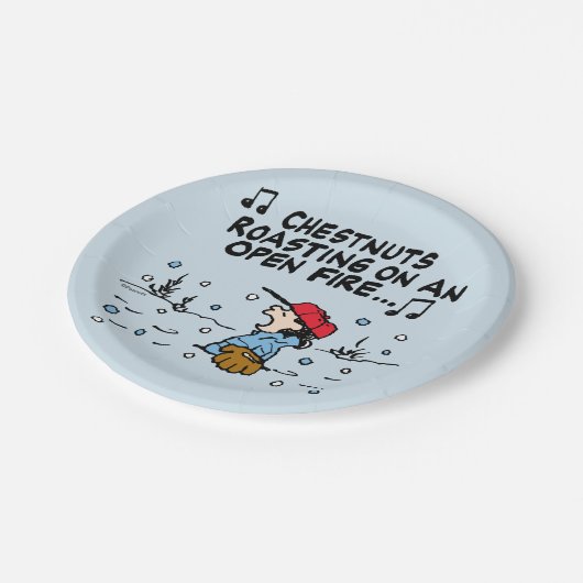 Assiettes En Carton cacahuètes | Torréfaction des châtaignes de Lucy (Angle)