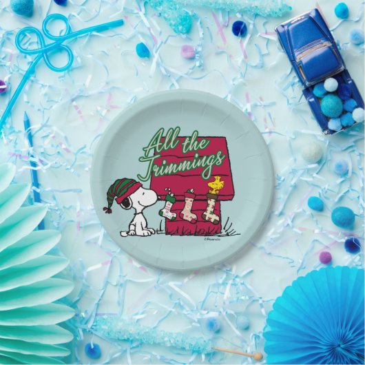 Assiettes En Carton cacahuètes | Tous Les Trimmings (Fête)