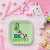 Assiettes En Carton cacahuètes | Woodstock Soyez Joyeux (Fête)