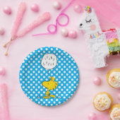 Assiettes En Carton cacahuètes | Woodstock Speaks & Pois (Fête)