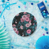 Assiettes En Carton Caché en rose 2 (Fête)