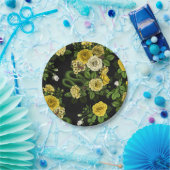 Assiettes En Carton Caché en rose, jaune et vert (Fête)