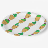 Assiettes En Carton Cactus (Angle)