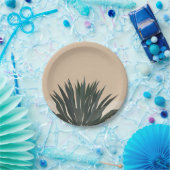 Assiettes En Carton Cactus Cacti Plante grasse Fête de cactus (Fête)