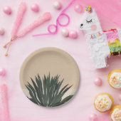 Assiettes En Carton Cactus Cacti Plante grasse Fête de cactus (Fête)