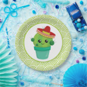 Assiettes En Carton Cactus de Red Sombrero (Fête)