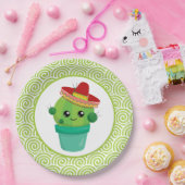 Assiettes En Carton Cactus de Red Sombrero (Fête)