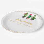 Assiettes En Carton Cactus Fiesta (Angle)