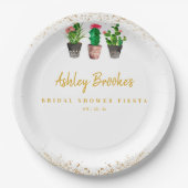 Assiettes En Carton Cactus Fiesta (Devant)
