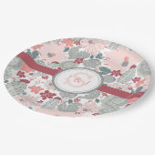 Assiettes En Carton Cactus Pink Mint Succulents Cactus Plantes (Angle)