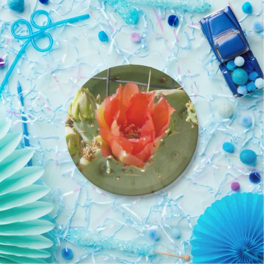 Assiettes En Carton Cactus Plaques en papier pures et belles (Fête)