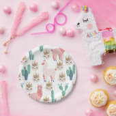 Assiettes En Carton Cactus vert (Fête)