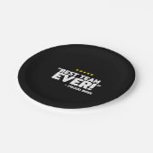 Assiettes En Carton Cadeau d'appréciation de l'employé - Fier chef de  (Angle)