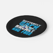 Assiettes En Carton Cadeau De Baignade Pour La Nage (Angle)