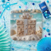 Assiettes En Carton Cadeau de Noël de plage avec Starfish (Fête)