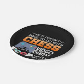 Assiettes En Carton Cadeau d'échecs| Jeu Vidéo D'Échecs Ou Conception  (Angle)