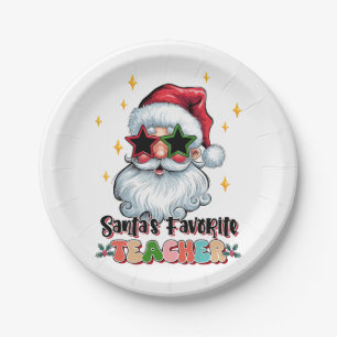 Assiettes En Carton Cadeau pour Enseignant Enseignant Favori du Père