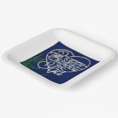 Assiettes En Carton Cadeaux d'anniversaire personnalisés Carré (Angulaire)