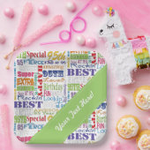 Assiettes En Carton Cadeaux Uniques Et Spéciaux 95e Anniversaire (Fête)