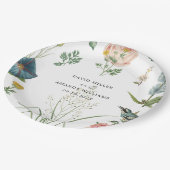 Assiettes En Carton Cadre Fleur sauvage Secret Garden (Angle)