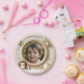 Assiettes En Carton Cadre photo de Hérisson pour les fêtes d'anniversa (Fête)