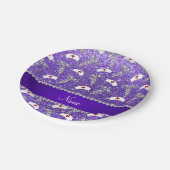 Assiettes En Carton Caducée argenté de parties scintillantes de (Angle)