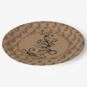 Assiettes En Carton café (Angle)