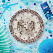 Assiettes En Carton café et amour (Fête)