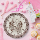 Assiettes En Carton café et amour (Fête)