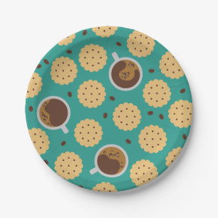 Assiettes En Carton Café et cookies
