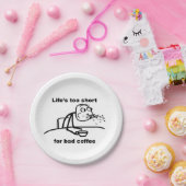 Assiettes En Carton Café incorrect (Fête)