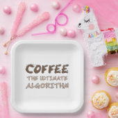 Assiettes En Carton Café L'algorithme ultime Drôle de programmeur (Fête)