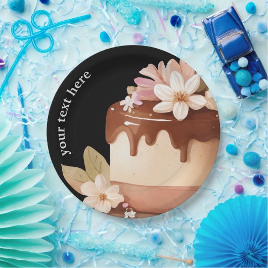 Assiettes En Carton Café Plaques en papier de gâteau (Fête)