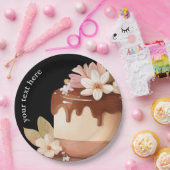 Assiettes En Carton Café Plaques en papier de gâteau (Fête)