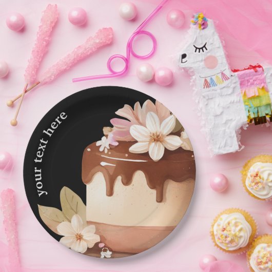 Assiettes En Carton Café Plaques en papier de gâteau (Fête)