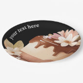 Assiettes En Carton Café Plaques en papier de gâteau (Angle)