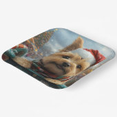 Assiettes En Carton Cairn Terrier Dog Roller Dessous de verre Noël (Angulaire)