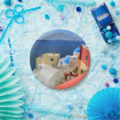 Assiettes En Carton Caldeira, Oia, Santorini, Grèce (Fête)