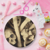 Assiettes En Carton Caldron des os. (Fête)