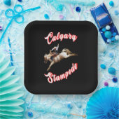 Assiettes En Carton Calgary Heure Canada Juillet Riders Calgary Stampe (Fête)