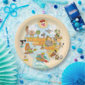 Assiettes En Carton California Beach Paradise (Fête)